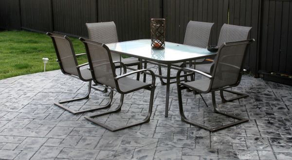 Porch Stamping in Fairfield