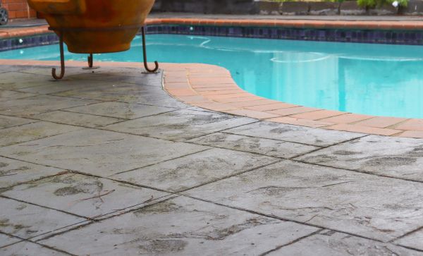 Stamped Patio Construction in Fairfield